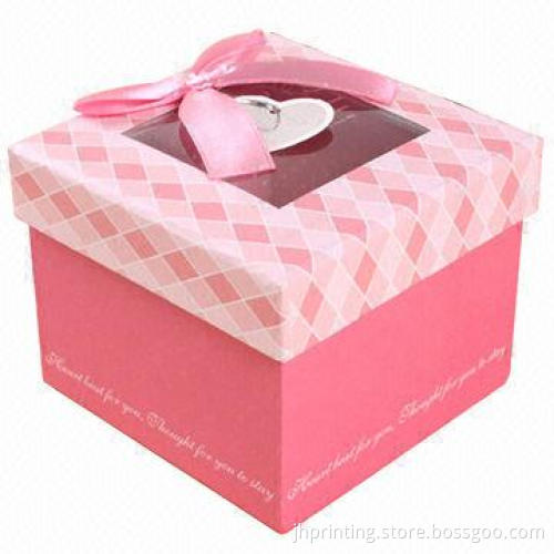 Gift Box with Clear Window on Lid